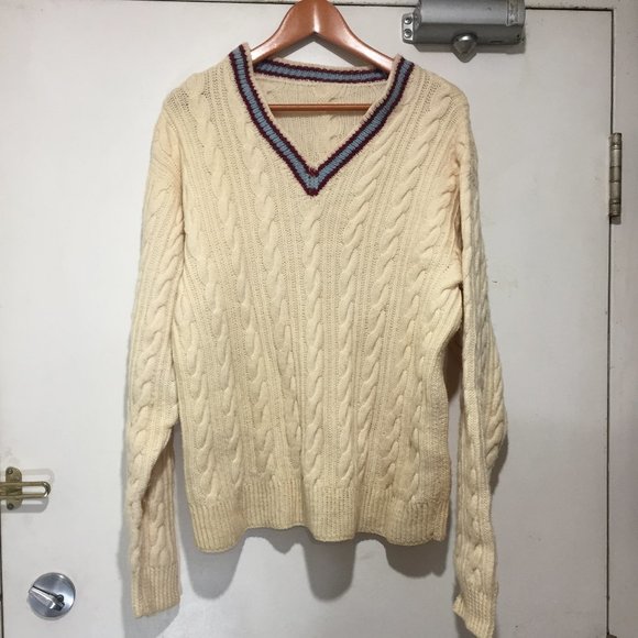 VINTAGE KNITTED WOOL CARDIGAN SWEATERS SIZE XL - Picture 2 of 5